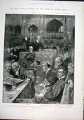 Original Old Antique Print War Office House Lords Wolseley Military 1901 20th