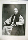 Original Old Antique Print Bishop London Winnington-Ingram Fine Art 1901 20th