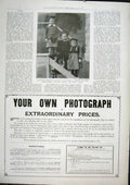 Original Old Antique Print Children Duke Cornwall Photograph Advert 1901 20th