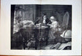 Original Old Antique Print Swift Stella Writing Dicksee Fine Art 1901 Victorian