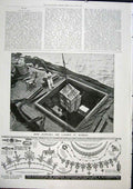 Old Antique Print Durban South Africa Supplies Diamond Merchants Jeweller