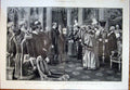 Original Old Antique Print Chamber Commerce Mansion House London Mayor 1901