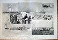 Original Old Antique Print Accident Shamrock Royal King Yacht Wreck 1901 20th