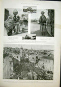 Old Antique Print Somali Abyssinia Train Ethiopa Bethlehem Christmas 1904 20th