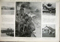 Original Old Antique Print War Russia Japan Military Navy Genoa Ship Czar 1904