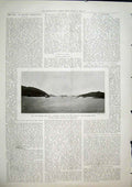 Original Old Antique Print Japanese Port Arthur Russian Fleet Attack Japan War