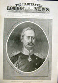 Original Old Antique Print Portrait Kuroki Victor Battle Kiu-Lien-Cheng 1904