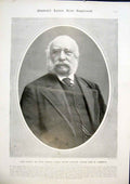 Original Old Antique Print Portrait Charles Duke Cambridge Marshall 1904 20th