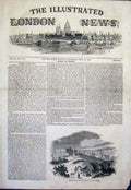 Original Old Antique Print Madrid Spain Royal Palace 1843 19th Century