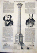 Old Antique Print Portrait Baring Pattison Nelson Trafalgar Railton 1843 19th