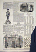 Old Antique Print London Architecture Trinity Church Twickenham Wilson Nr
