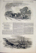 Antique Antique Print Drilling Harrowing Farm Duncan Pottinger Cyclops Cowes 00MAA1