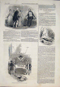 Old Antique Print Theatre Haymarket Dutch Bottle Feat Astley Toulmin 1846 19th