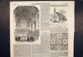 Antique Antique Print Sussex Archaeological Battle Abbey Cambridge Pavement 00UMAA1