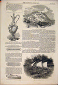 Original Old Antique Print Cumberland Richardson Patent Life Boat Regatta Cowes