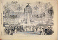 Original Old Antique Print Grand Ball Marche Des Innocens France 1852 Victorian