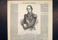 Original Old Antique Print Portrait Lord Viscount Hardinge Ross 1852 Victorian