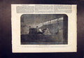 Original Old Antique Print Christmas Day Banker'S Clerk Banker 1852 Victorian