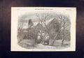 Original Old Antique Print Efin Hazelnook Postlethwaite Treasure 1852 Victorian