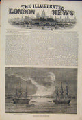 Original Old Antique Print Varna War Battle Bayard Leander Military 1854 19th