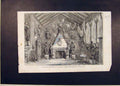 Original Old Antique Print ham Lyceum Educational Industrial Exhibition 1854