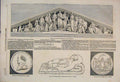 Original Old Antique Print Sculpture Royal Hotel Paddington Durham Marble Tupper