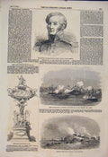 Old Antique Print Portrait Plumridge South Wales Regatta Novitska Miranda