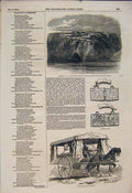 Original Old Antique Print Monastery Balaclava O'Reilly Ambulance Russian Amulet