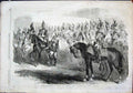 Old Antique Print Paris Queen Visit Imperial Guard Theatre St Cloud 1855 19th