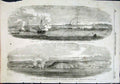 Old Antique Print Captain Julius Roberts Mortars Sebastopol Belbec Valley