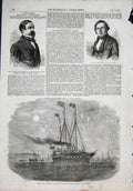Old Antique Print Portrait Fleury Abatucci French Boulogne Harbour Royal
