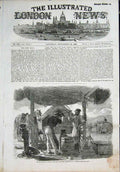 Old Antique Print Sebastopol Left Siege Train Forge Goodall Fine Art 1855 19th
