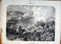 Original Old Antique Print Fall Sebastopol Capture Malakoff Tower 1855 19th