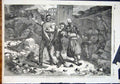 Original Old Antique Print Allied Siers Sebastopol Guerard Trenches 1855 19th