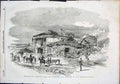Original Old Antique Print Sebastopol Woronzoff Road Sketch Goodall 1855 19th