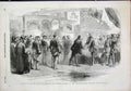 Original Old Antique Print King Sardinia Prince Albert Railway Woolwich Arsenal