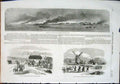 Old Antique Print Gheisk Russian Stores Destruction Kinburn Poprova Azoff