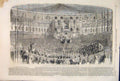 Old Antique Print Orpheonist Festival Crystal Palace London Concert 1860 19th