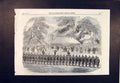 Old Antique Print Silver Bugle Lady Gordon Surrey Volunteer Rifle Corps