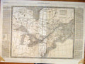 Old Antique Print Map Prince Wales Canada Brunswick Nova Scotia America