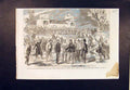 Old Antique Print Victor Emmanuel National Army St Angelo Vizetelly 1860 19th