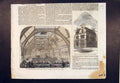 Original Old Antique Print School St Giles-In-The-Fields National Boys 1860