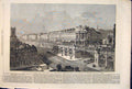 Old Antique Print Viaduct Hatton Garden Marrable Sepulchre'S Church 1861 19th