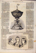 Original Old Antique Print Yacht Club Johnson Audax Regatta Friesland Women Head