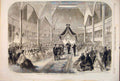 Original Old Antique Print Italian Exposition Florence Victor Emmanuel 1861 19th