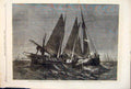 Old Antique Print Prince Arthur Fishing Ramsgate Boulogne Boat Boats 1861 19th