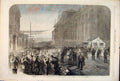 Original Old Antique Print Workmen International Exhibition Building London 1861