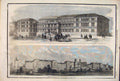 Old Antique Print Industrial Museum Scotland Barracks Guards Chelsea 1861 19th