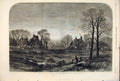 Old Antique Print Curate Glevering Green Read Valley Church Fine Art 1861 19th