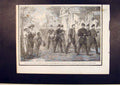 Old Antique Print Civil War America Federal Army Washington Drummer 1861 19th